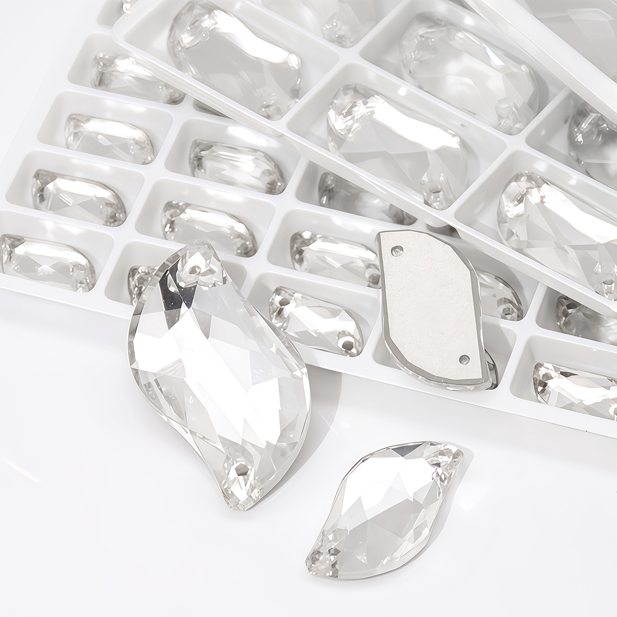 Sewing V - S Shape Sew On Rhinestone Crystal