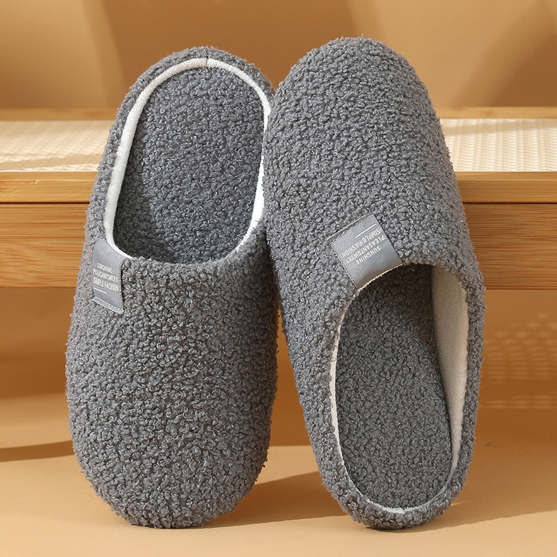 Sewing Fleece - Men's and Women's Cotton Slippers Autumn