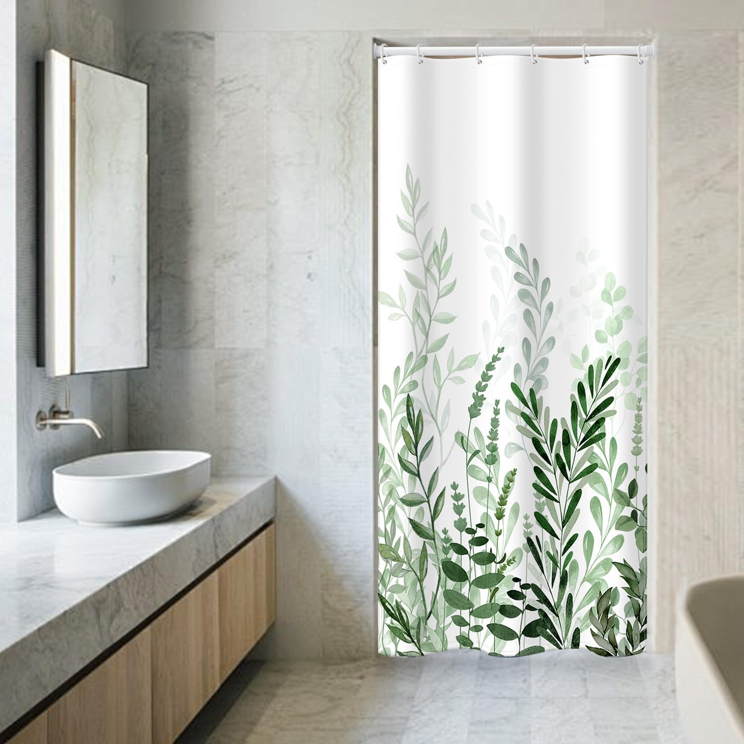 Fabric Weight Set - BESBESME Boho Mid Century Shower Curtain