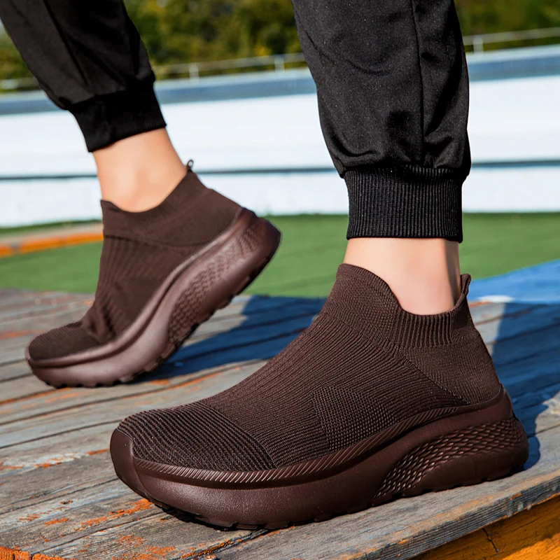 Wide Toe Knit Sneakers Men Wom - Knit Stabilizer Stretch avaliação e preço