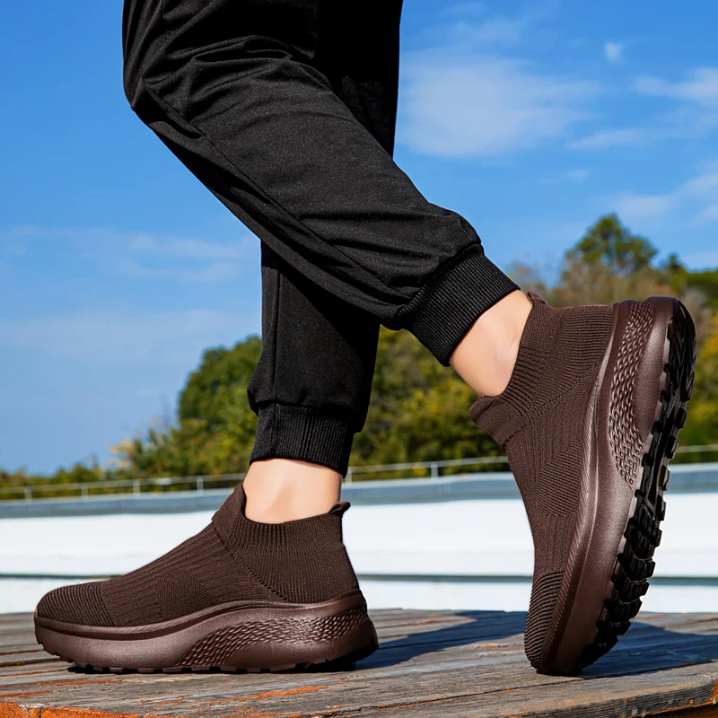 Wide Toe Knit Sneakers Men Wom - Knit Stabilizer Stretch avaliação e preço