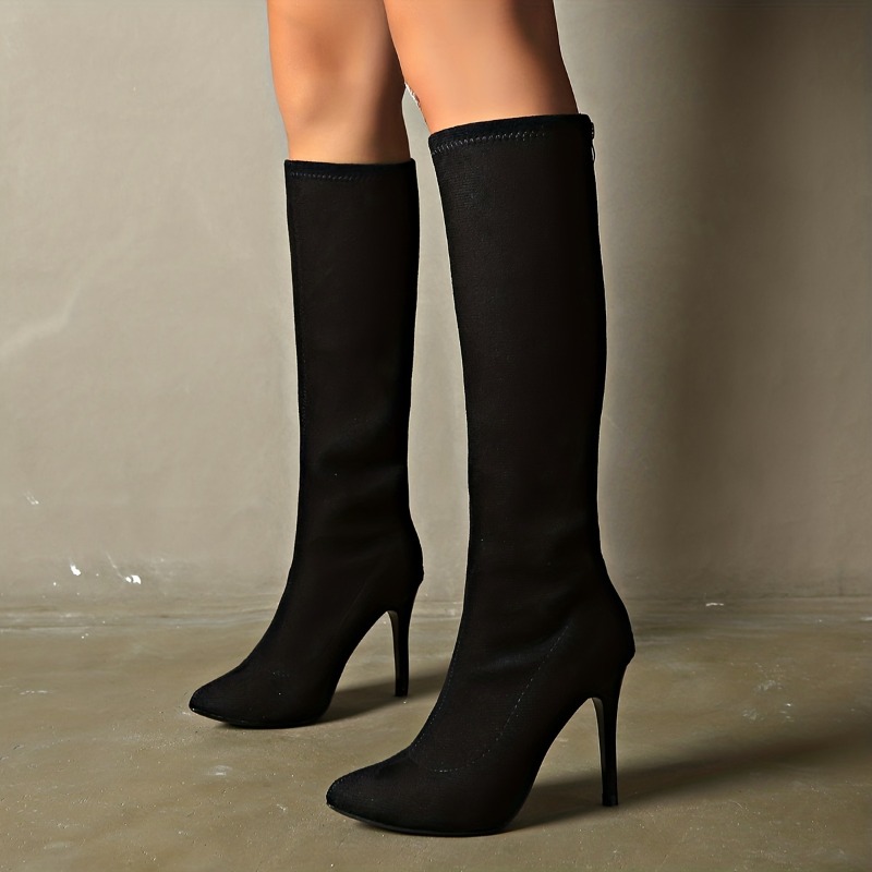 Women's Fashion Boots	Pointed  - Sewing Zipper avaliação e preço