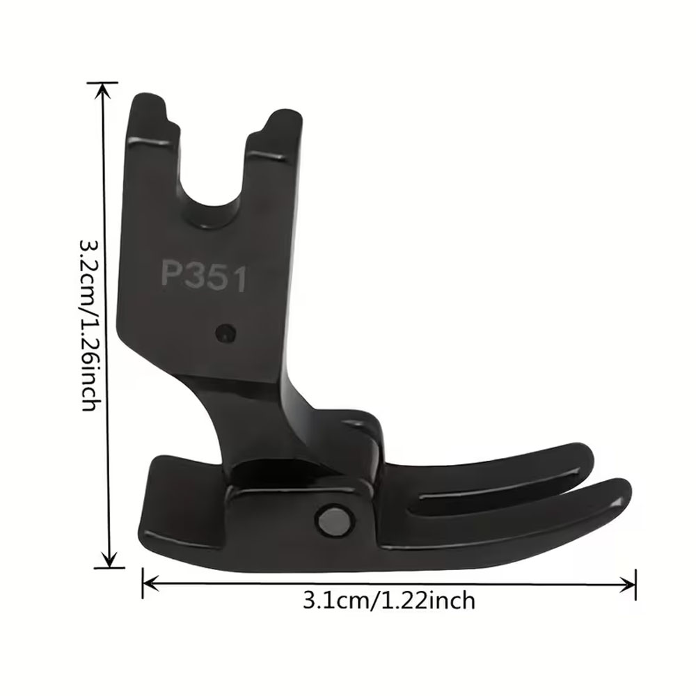 P351 All Steel Presser Foot Bl - Rolled Hem Foot avaliação e preço