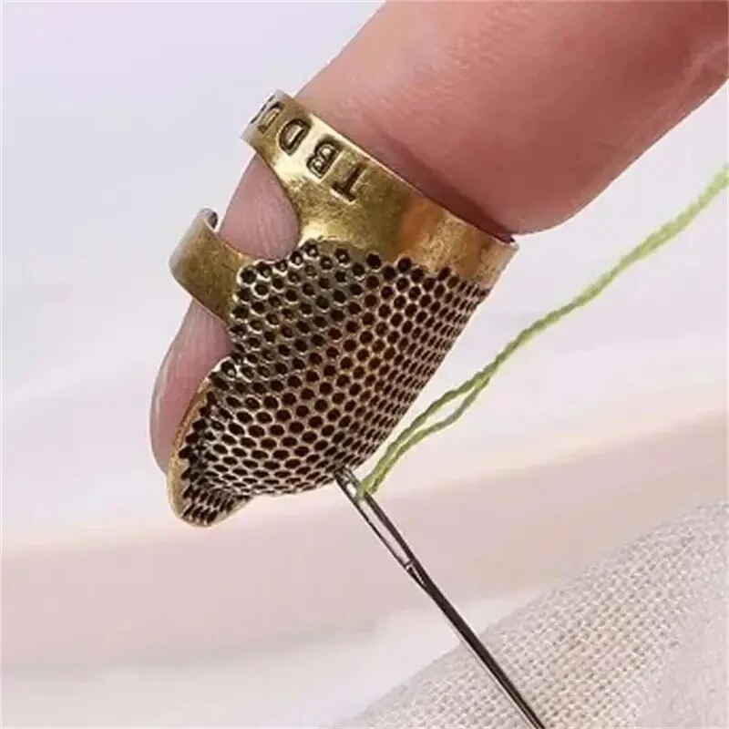 Adjustable Vintage Sewing Thim - Sewing Thimble Metal avaliação e preço