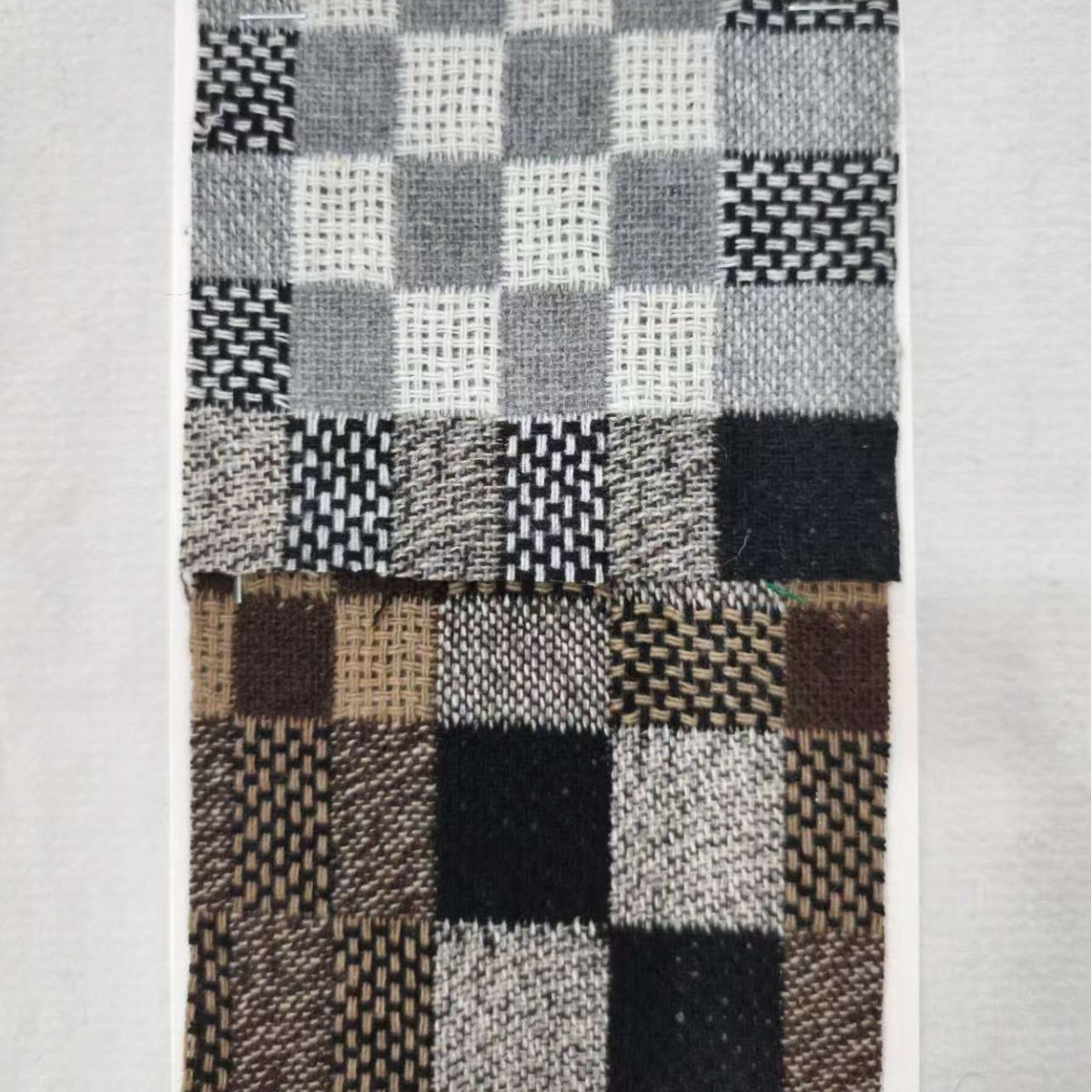 Grid Tweed Wool Fabric，for Fal - Sewing Tweed avaliação e preço