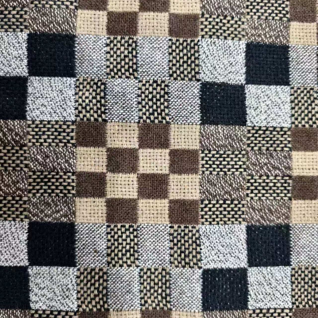 Grid Tweed Wool Fabric，for Fal - Sewing Tweed avaliação e preço
