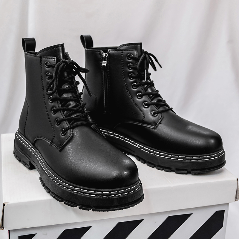 Men's 4-Season Black Patent Le - Sewing Cloth avaliação e preço