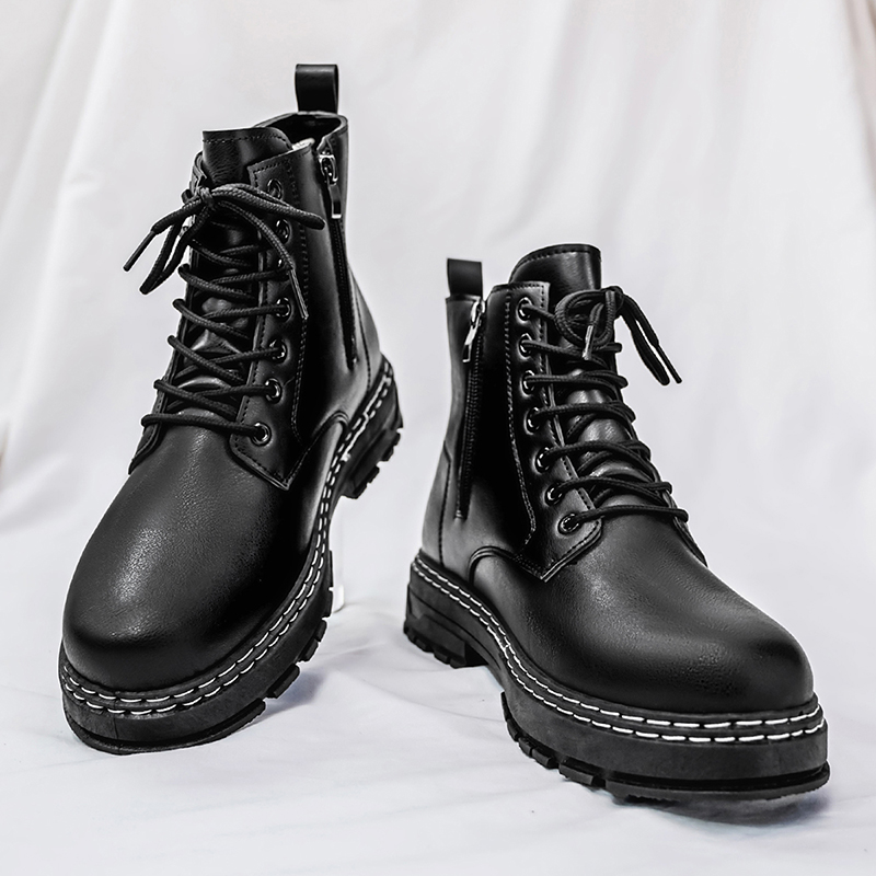Men's 4-Season Black Patent Le - Sewing Cloth avaliação e preço