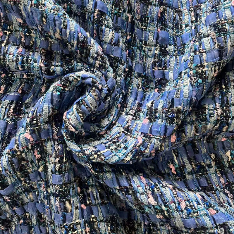 Blue Yarn-dyed Heavy Industry  - Sewing Tweed avaliação e preço