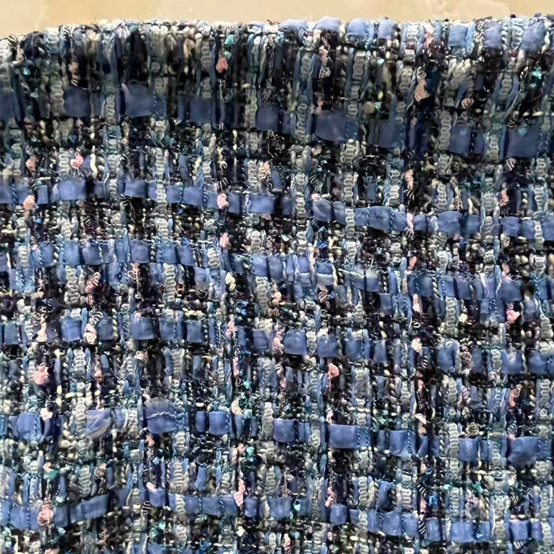 Blue Yarn-dyed Heavy Industry  - Sewing Tweed avaliação e preço