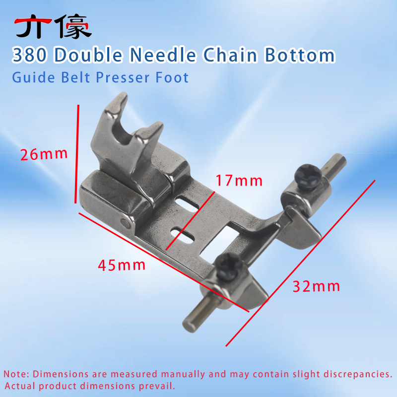 380 Double Needle Chain Bottom - Rolled Hem Foot avaliação e preço
