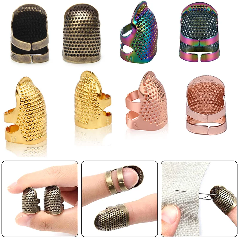 1-3PCS Sewing Thimble Hand-Wor - Sewing Thimble Metal avaliação e preço