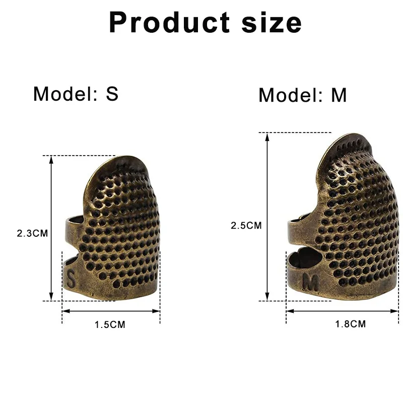 1-3PCS Sewing Thimble Hand-Wor - Sewing Thimble Metal avaliação e preço