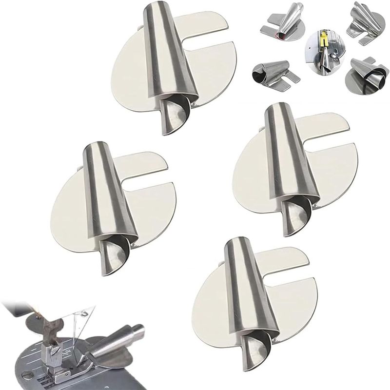 2026 New 4Pcs Sewing Machine F - Rolled Hem Foot avaliação e preço
