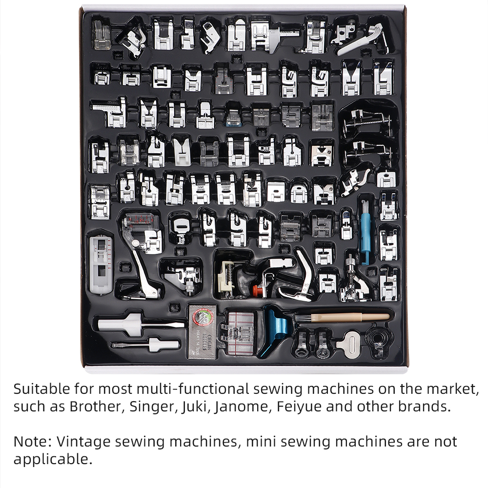 82pc/SET Full Set Sewing Machi - Rolled Hem Foot avaliação e preço
