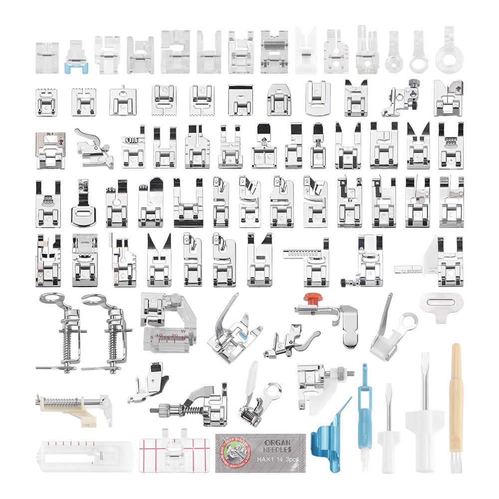 82pc/SET Full Set Sewing Machi - Rolled Hem Foot avaliação e preço