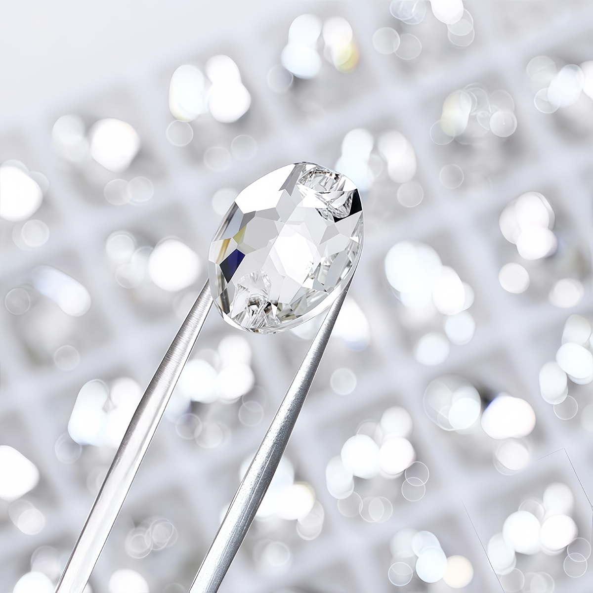 Oval Ellipse Crystal Clear Gla - Sewing V avaliação e preço