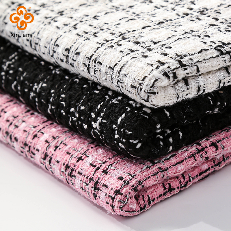 Woven Tweed Fabric Luxurious A - Sewing Tweed avaliação e preço