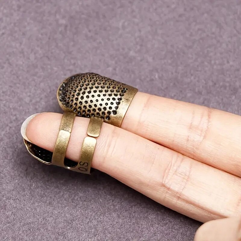 Adjustable Vintage Sewing Thim - Sewing Thimble Metal avaliação e preço