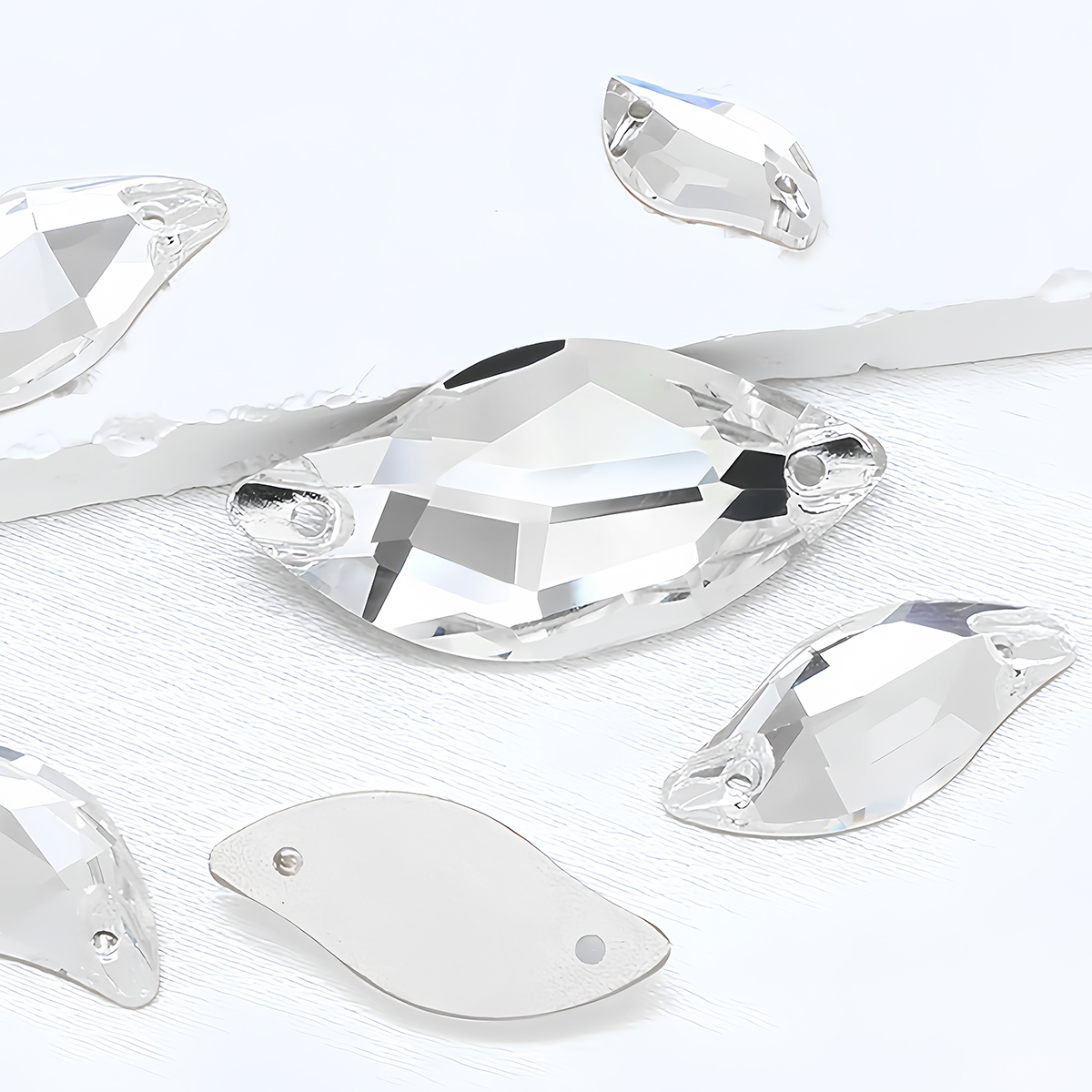S Shape Sew On Rhinestone Crys - Sewing V avaliação e preço