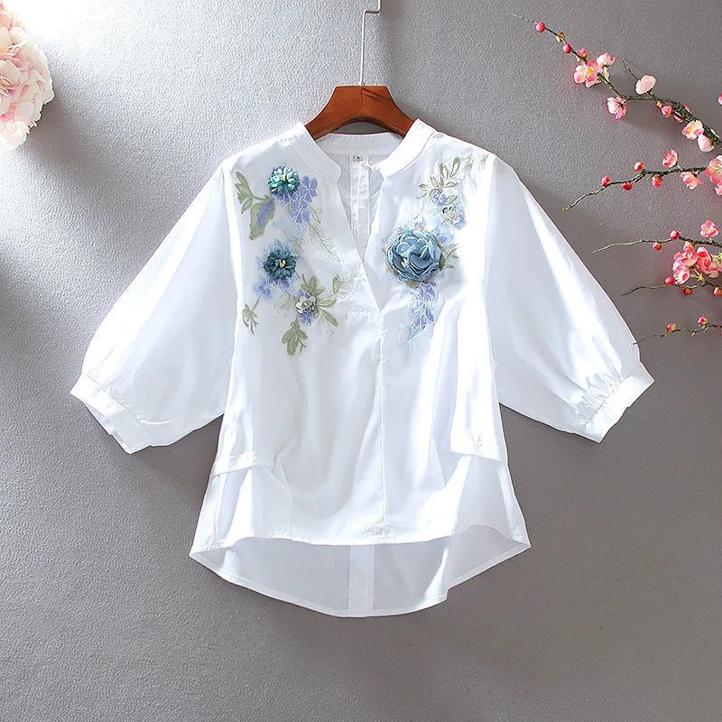 2023 Spring Summer New Embroid - Sewing V avaliação e preço
