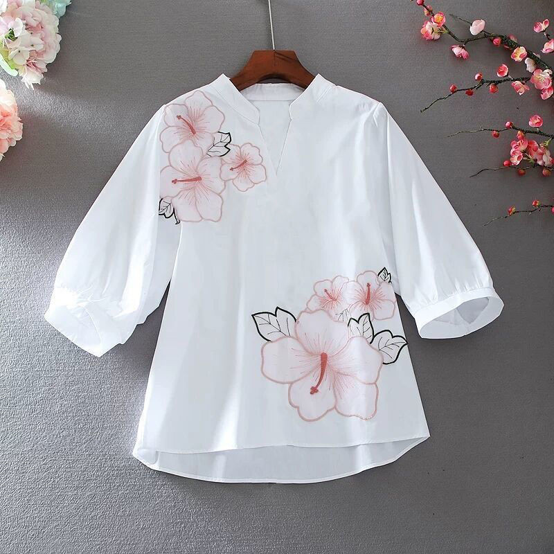 2023 Spring Summer New Embroid - Sewing V avaliação e preço