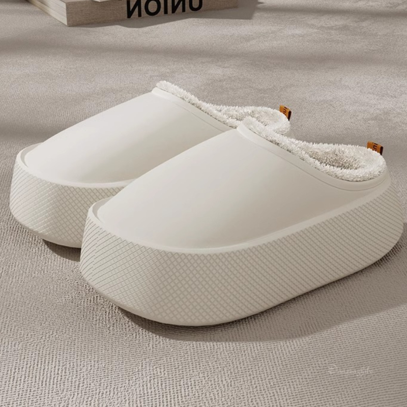 Winter Thick-Soled EVA Slipper - Sewing Fleece avaliação e preço