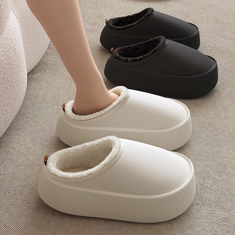 Winter Thick-Soled EVA Slipper - Sewing Fleece avaliação e preço