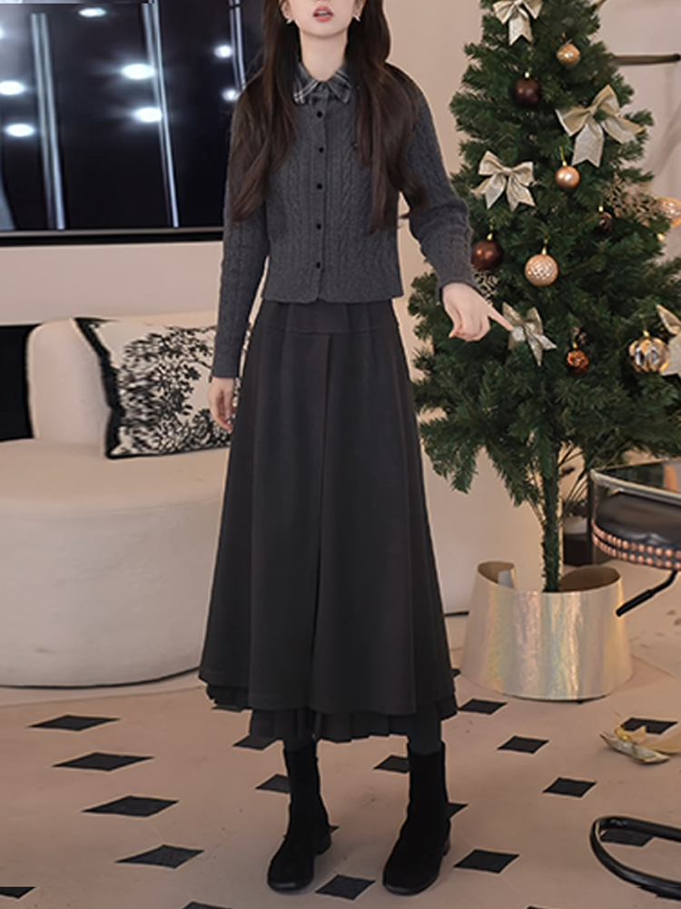Winter Fashion Women's Knitted - Fabric Weight Set avaliação e preço