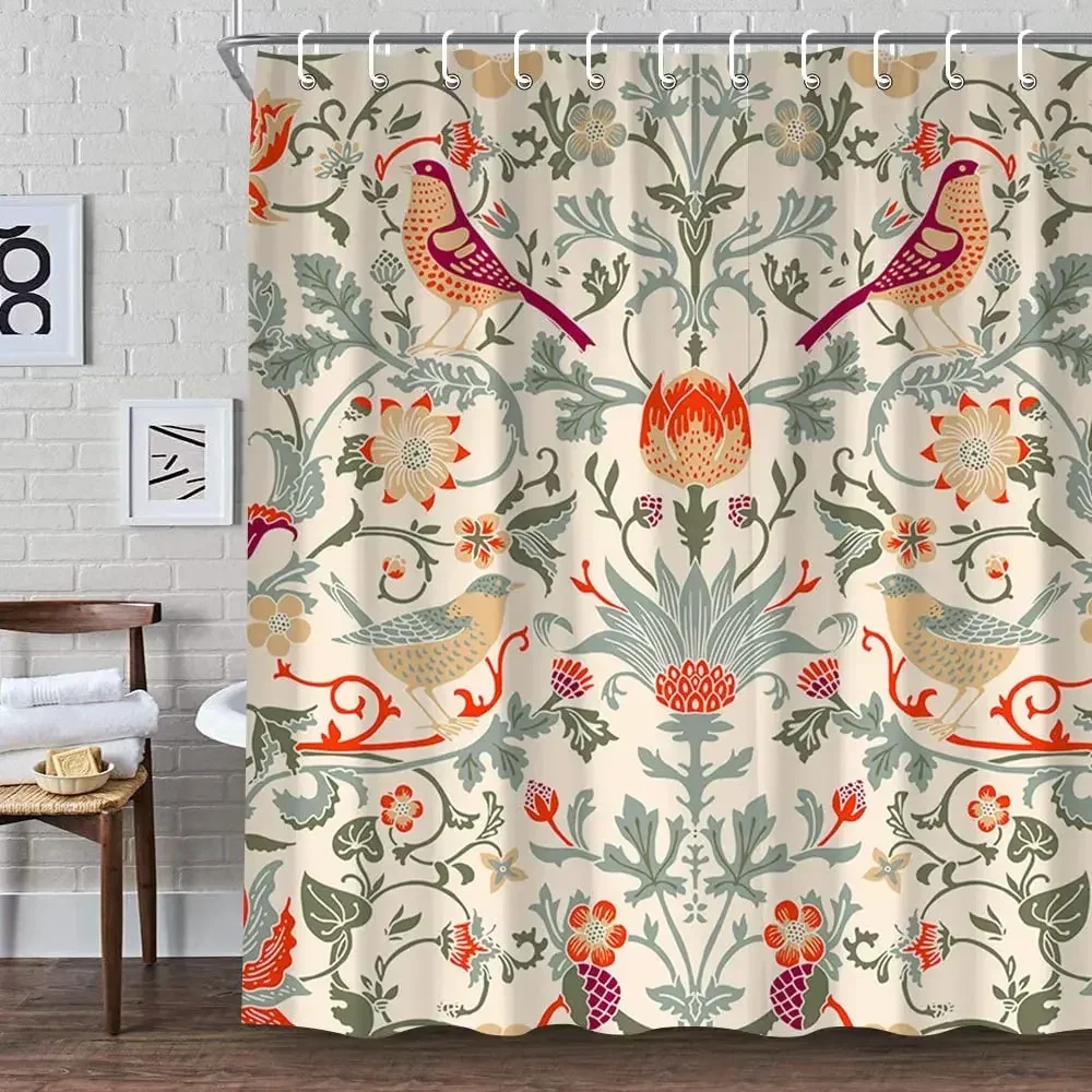 William Morris Shower Curtain, - Fabric Weight Set avaliação e preço