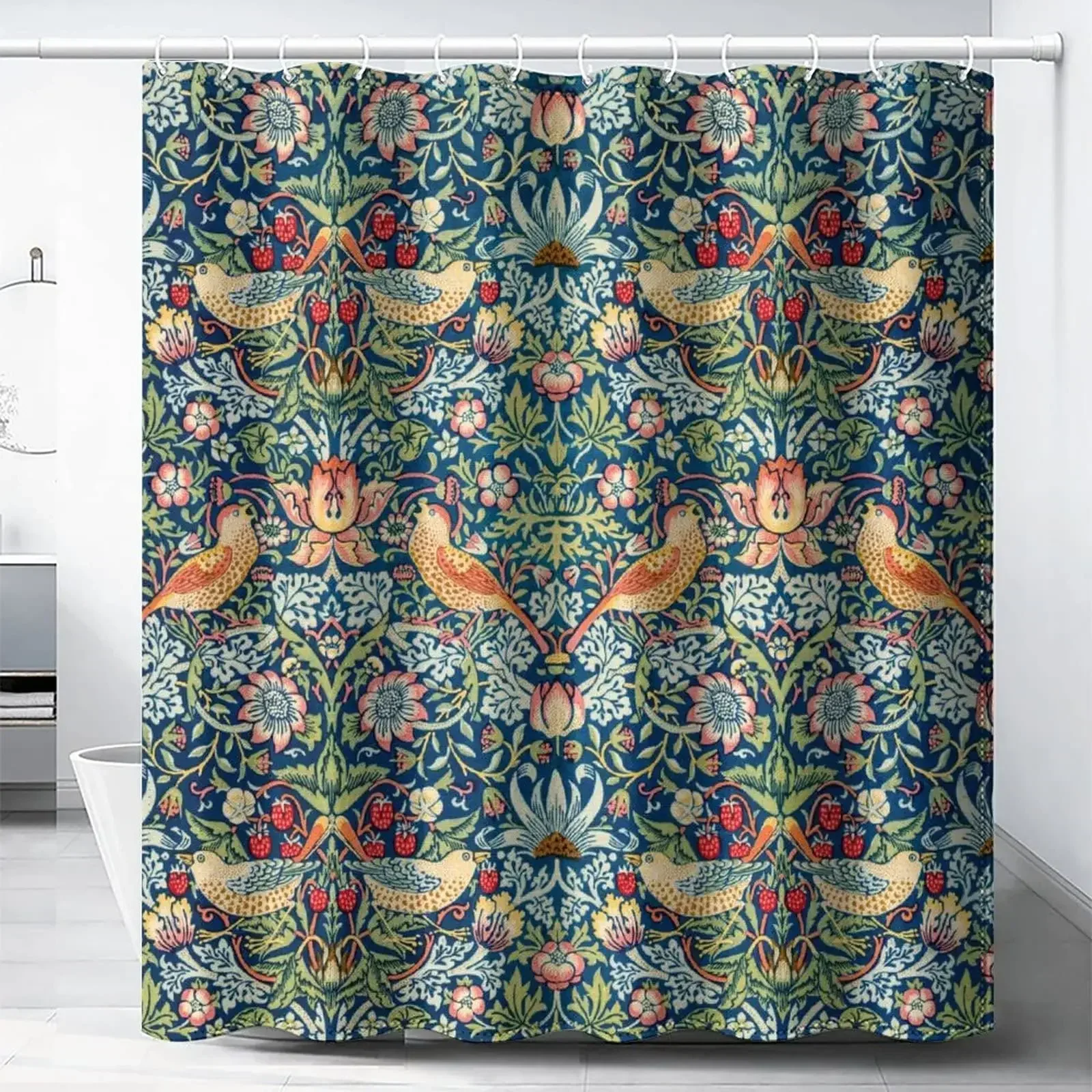 William Morris Shower Curtain, - Fabric Weight Set avaliação e preço