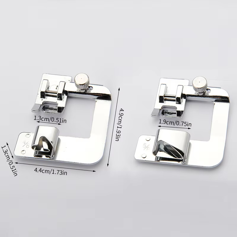 2026 NEW 9mm /13mm /19mm /25mm - Rolled Hem Foot avaliação e preço