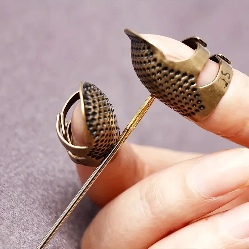 Adjustable Vintage Sewing Thim - Sewing Thimble Metal avaliação e preço