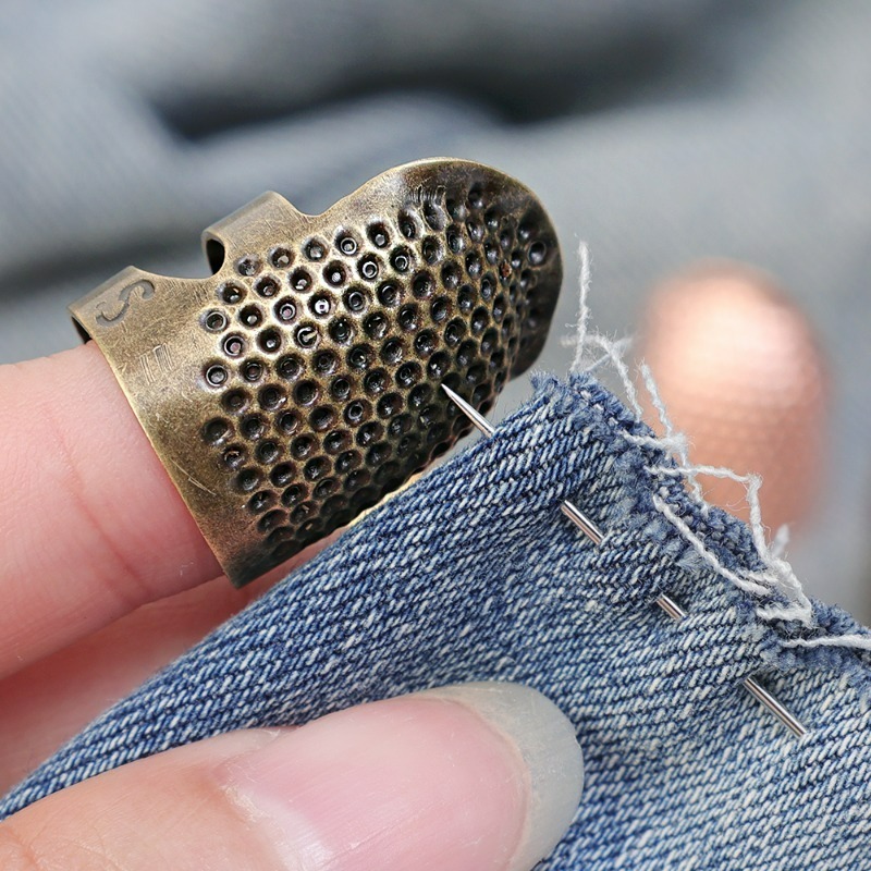 1/50x Sewing Thimble Retro Sew - Sewing Thimble Metal avaliação e preço