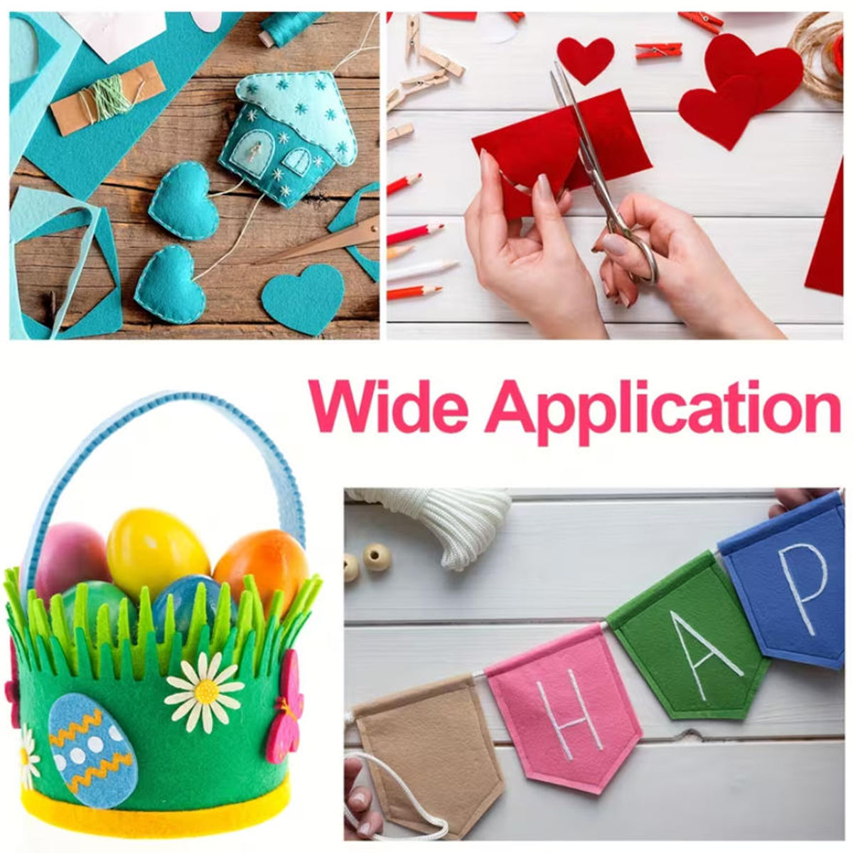 40PCS Felt Cloth Colored Felt  - Fabric Softener Sheet avaliação e preço