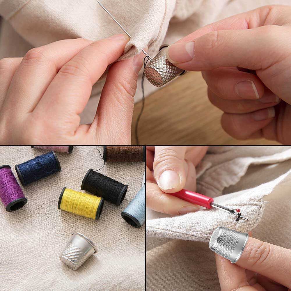 10/30Pcs Metal Sewing Thimble  - Sewing Thimble Metal avaliação e preço