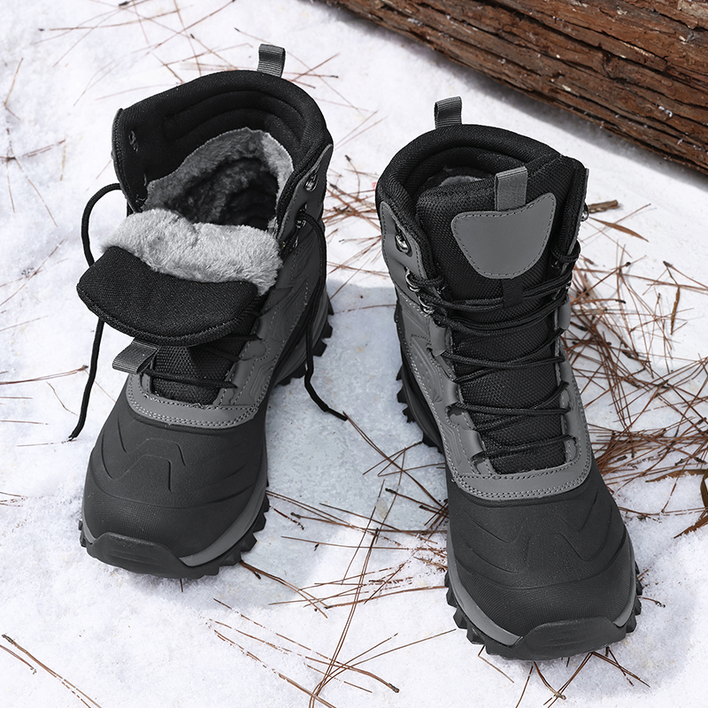 Cold-Resistant Men's High-Top  - Sewing Fleece avaliação e preço