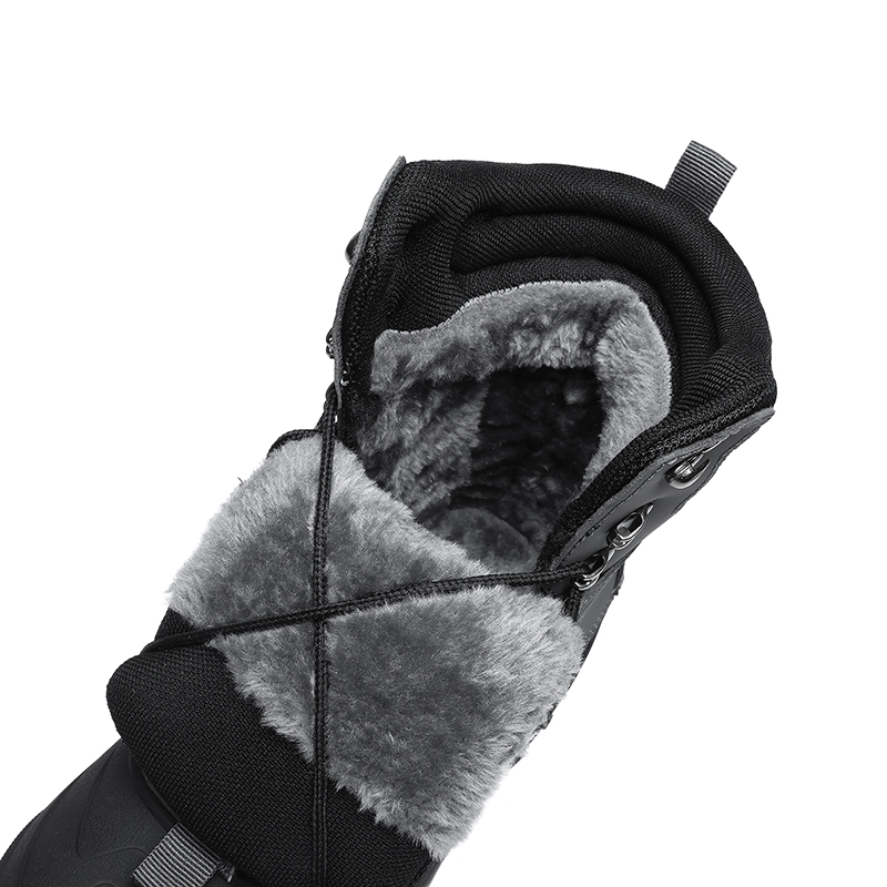 Cold-Resistant Men's High-Top  - Sewing Fleece avaliação e preço