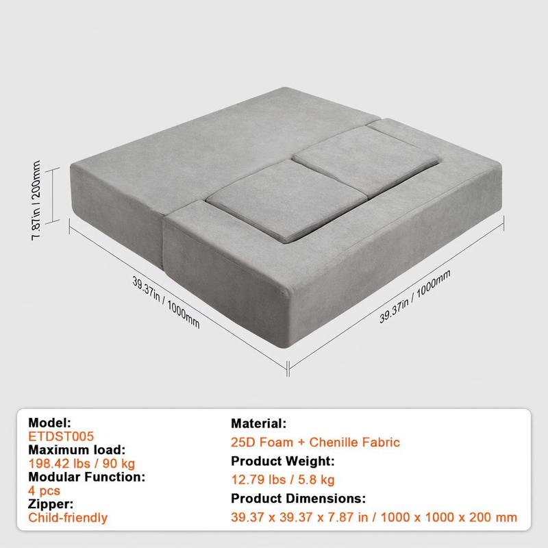 Children's play sofa made of c - Fabric Weight Set avaliação e preço