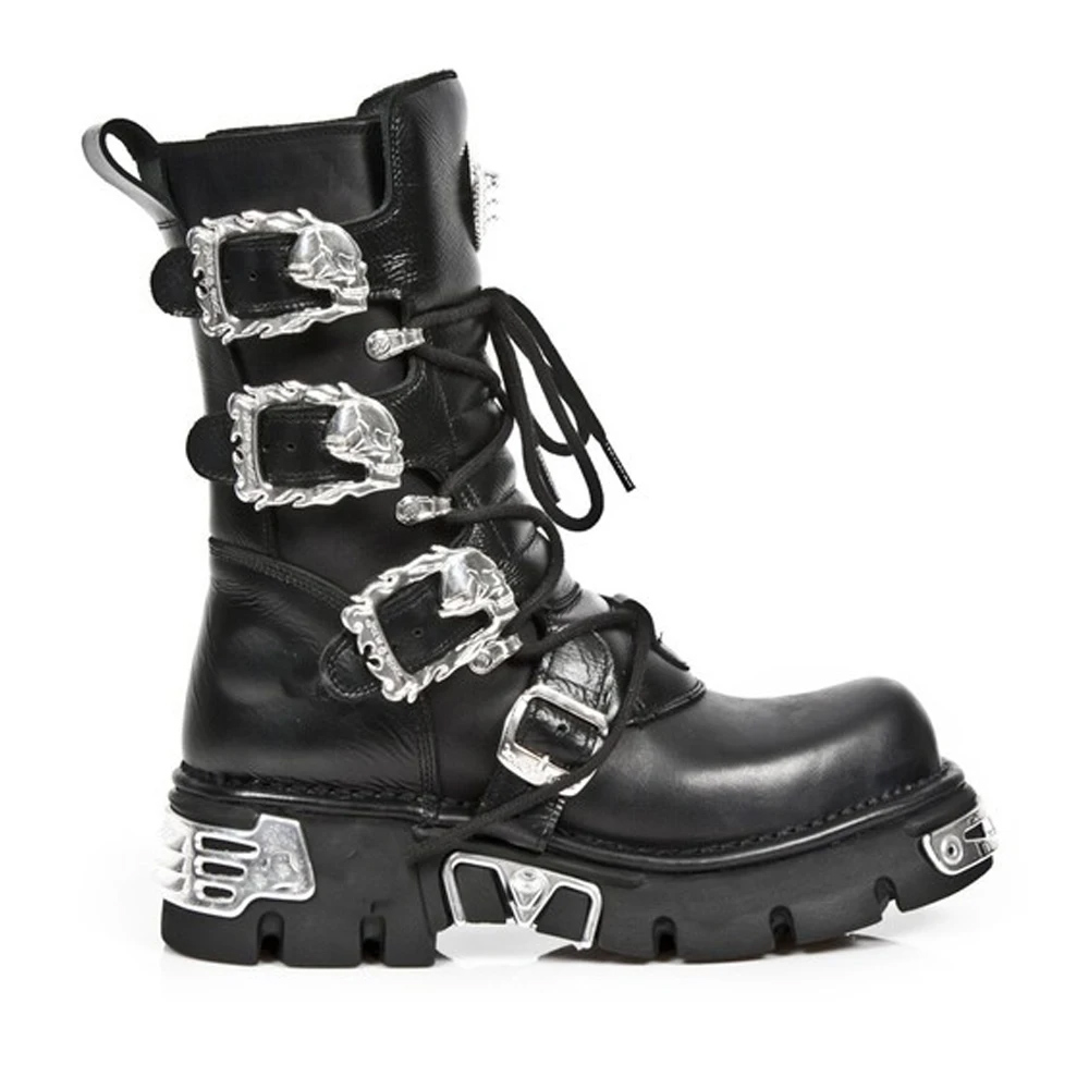 New Men's Punk Motorcycle Boot - Sewing Zipper avaliação e preço