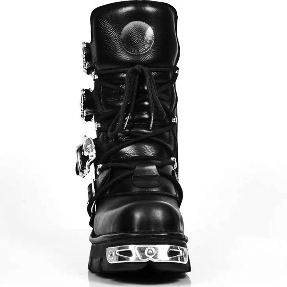 New Men's Punk Motorcycle Boot - Sewing Zipper avaliação e preço