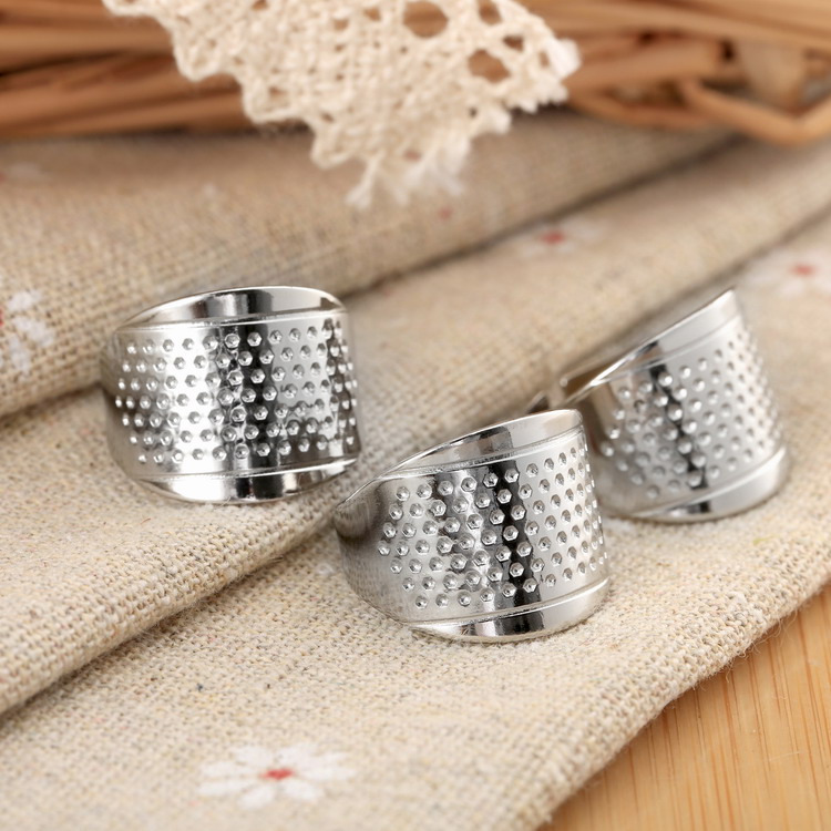 3pcs Metal Finger Thimbles Tai - Sewing Thimble Metal avaliação e preço