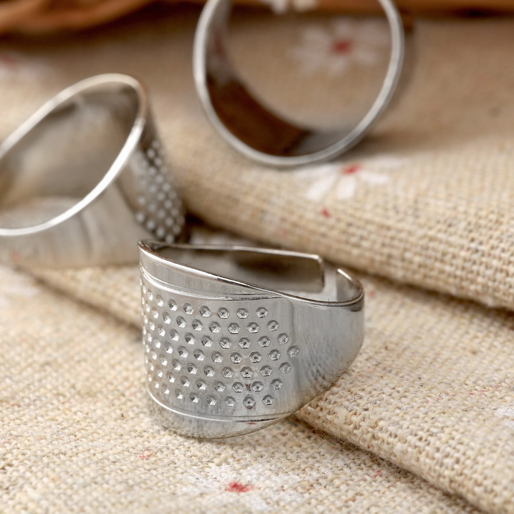 3pcs Metal Finger Thimbles Tai - Sewing Thimble Metal avaliação e preço