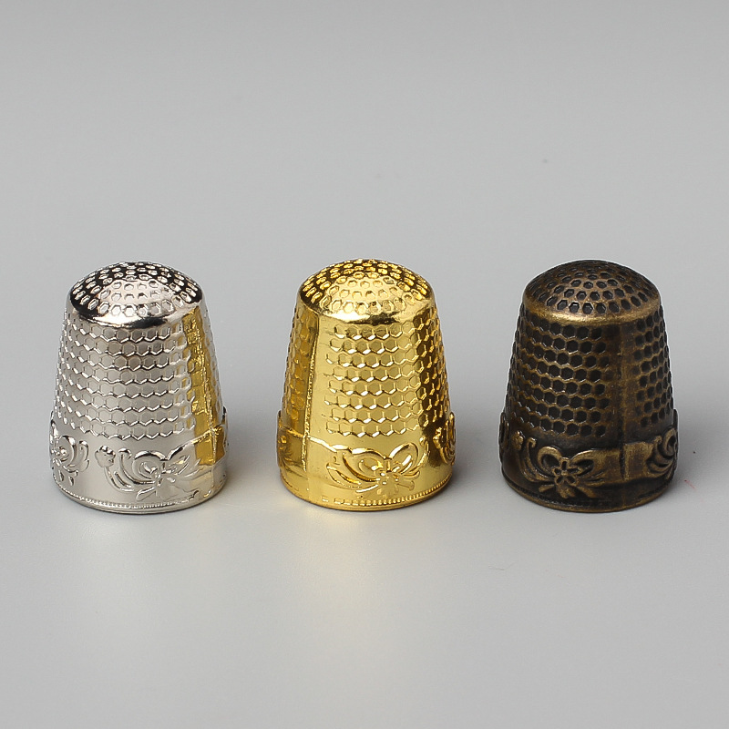 Thimble Ring Retro Finger Prot - Sewing Thimble Metal avaliação e preço