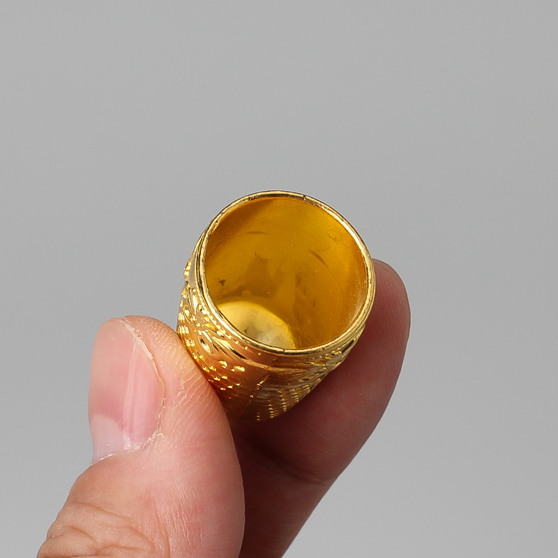Thimble Ring Retro Finger Prot - Sewing Thimble Metal avaliação e preço