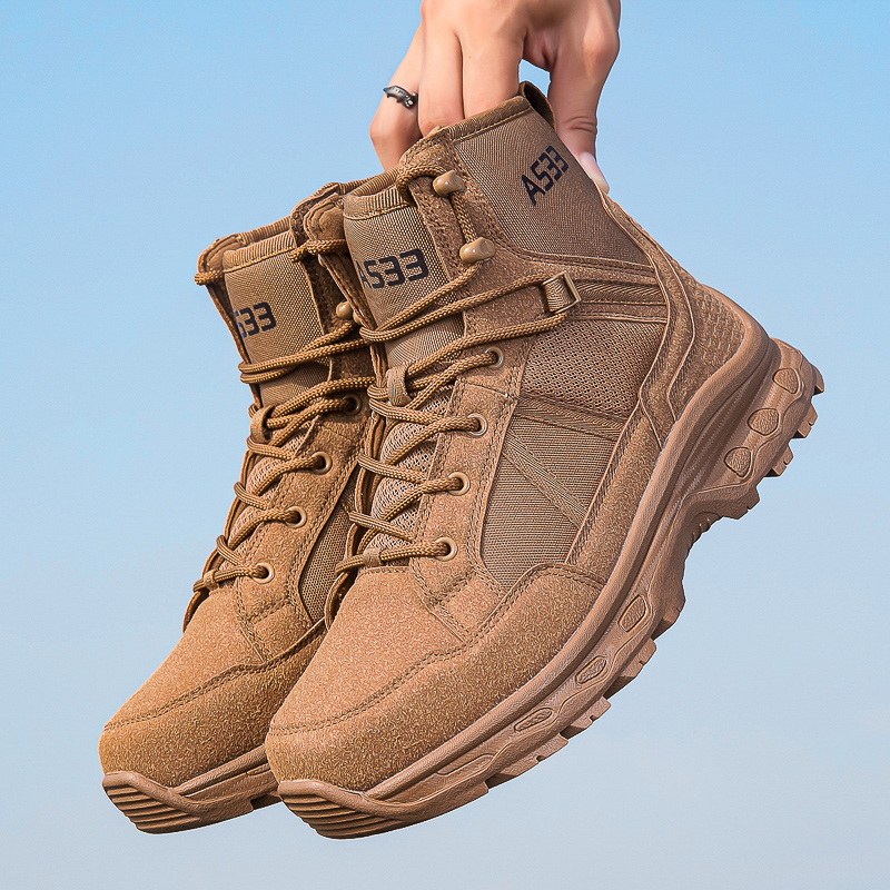 Men's Military Tactical Boots  - Sewing Zipper avaliação e preço
