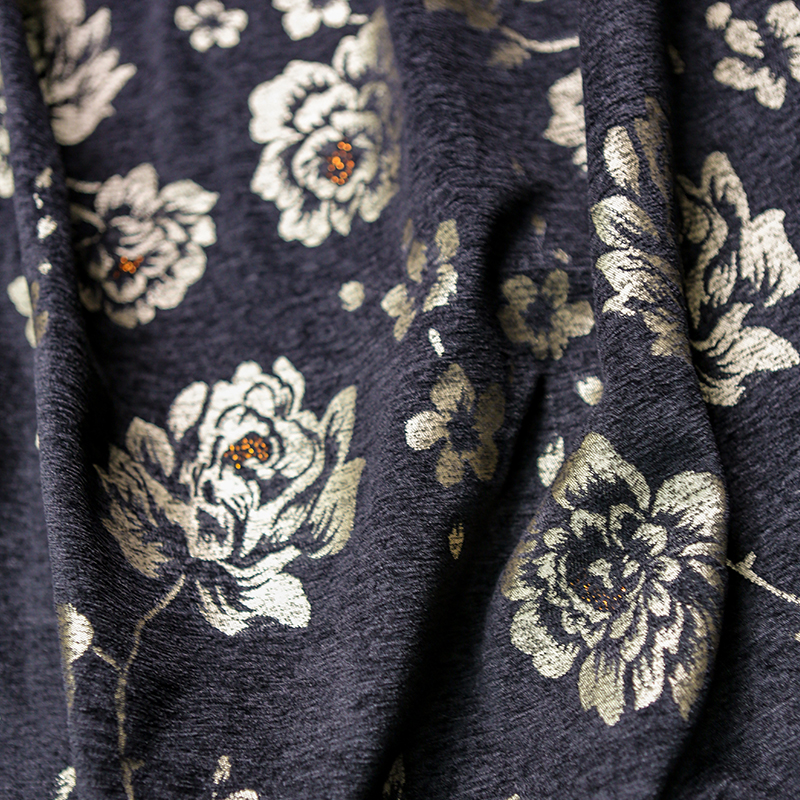 Black Gold Peony Jacquard Fabr - Fabric Weight Set avaliação e preço
