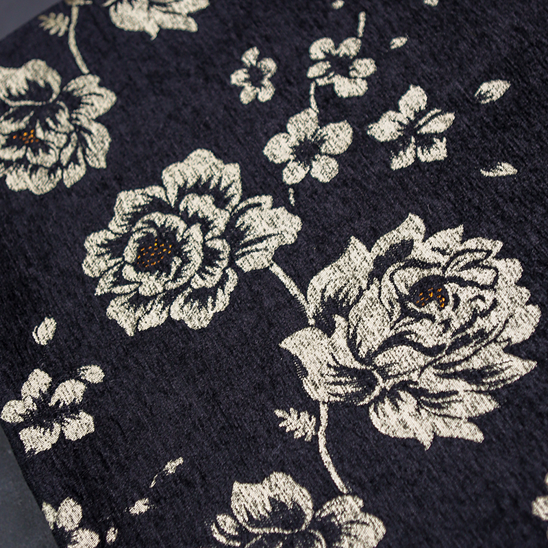 Black Gold Peony Jacquard Fabr - Fabric Weight Set avaliação e preço