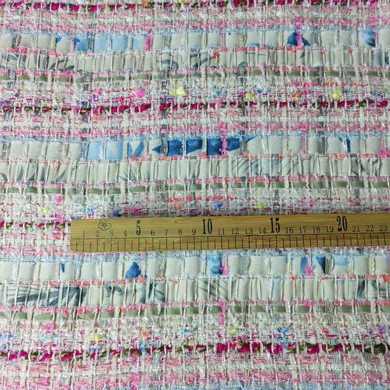 Pink and White Woven Ribbon Ya - Sewing Tweed avaliação e preço