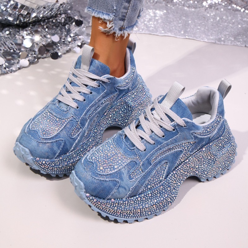 Fashion Rhinestone Women's Chu - Sewing Cloth avaliação e preço